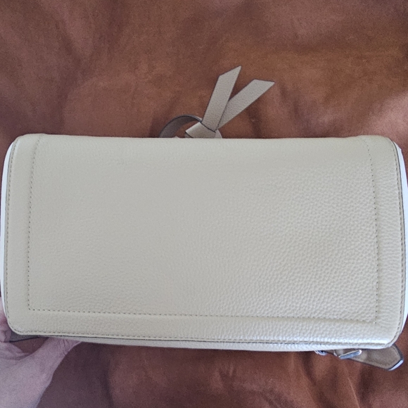 Kate Spade NWOT Knott Colorblock Pebbled Leather Medium backpack. Warm stone - Picture 6 of 15